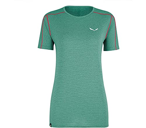 SALEWA Pedroc Hybrid damska koszulka Feldspar Green Mel/6080, IT 40/DE 34