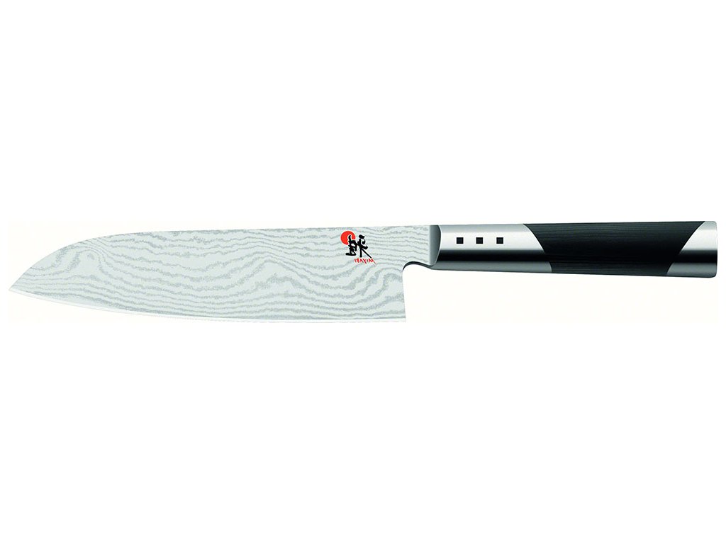 Uniwersalny japoński nóż SANTOKU 18 cm 7000D MIYABI