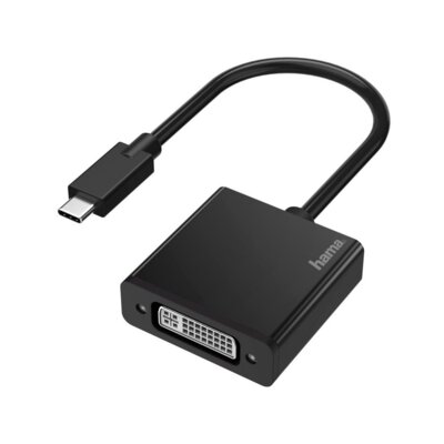 Hama USB-C DVI z przewodem |