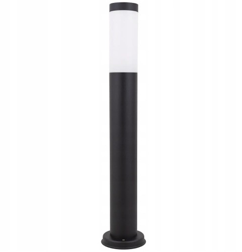 Superled Springi H65 lampa stojąca słupek ogrodowa okrągła czarna