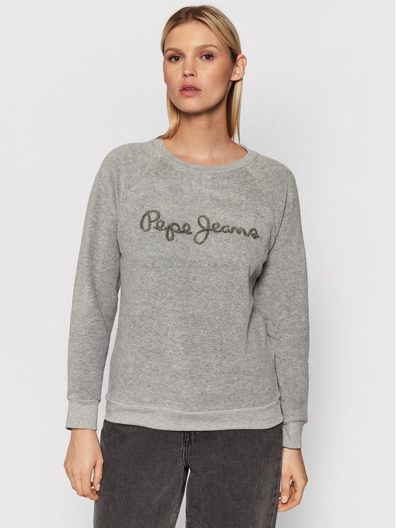 Pepe Jeans Bluza Nana PL581128 Szary Regular Fit