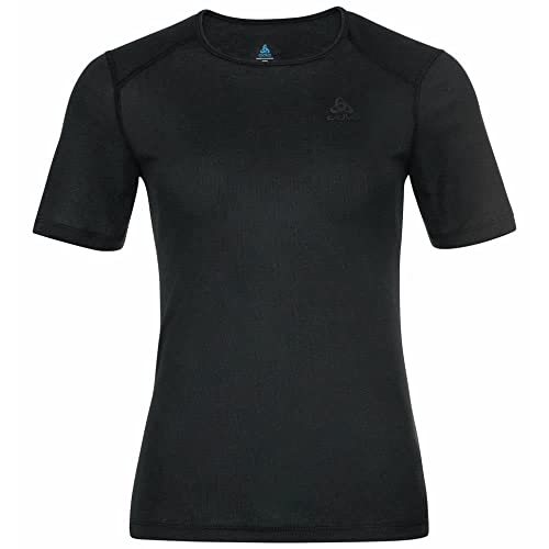 ODLO Damski top Bl Crew Neck S/S Active Wa Top, czarny, S 159111