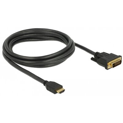 Delock Kabel HDMI M/Dvi-D M (24+1) 2 m