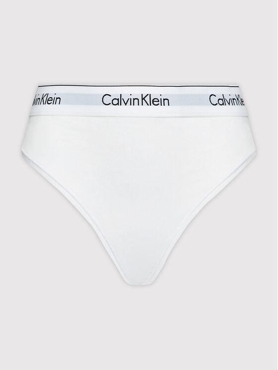 Calvin Klein Underwear Stringi 000QF5117E Biały