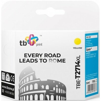 TB Print Tusz do Epson WF-3620 TBE-T2714XL żółty 100% nowy ERTBPE00002714Y