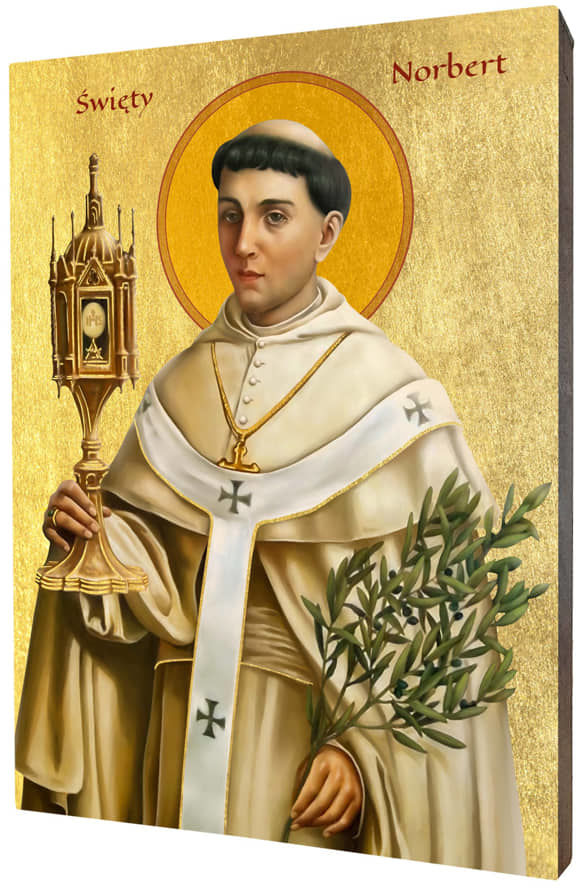 Art christiana Ikona święty Norbert ACHI083