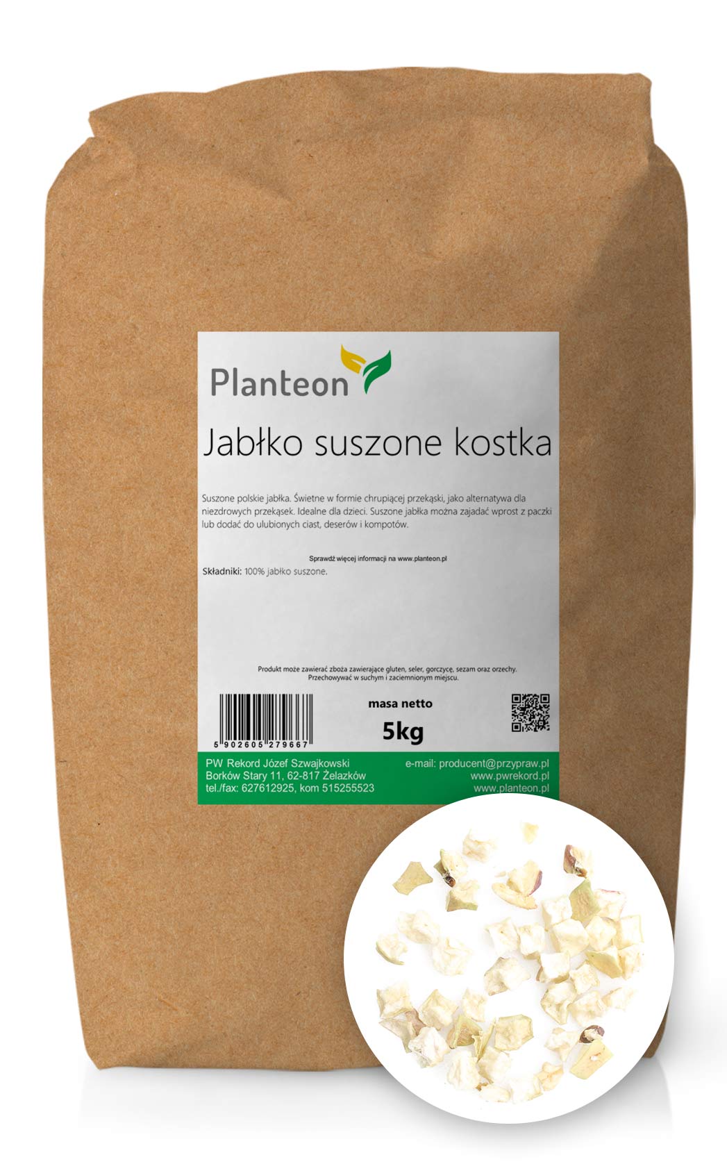 Jabłko suszone kostka 5kg