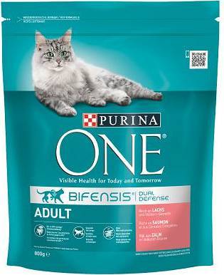 Purina One Cat Adult Karma z łososiem dla kota 800g 51130-uniw