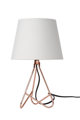 Lucide gitta lampa stołowa 17 cm chrom 47500/81/17