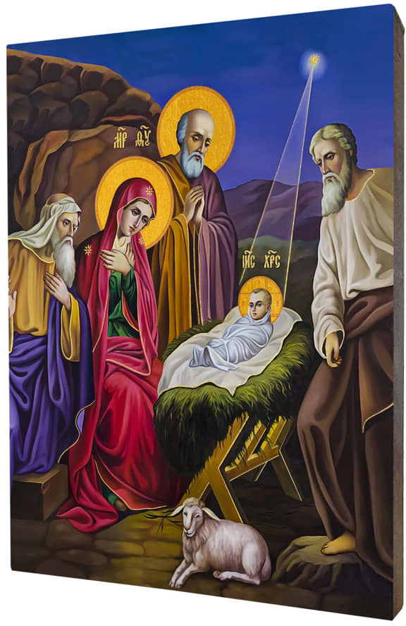 Art christiana Ikona Boże Narodzenie ACHI092