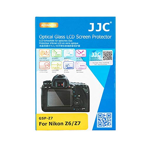 JJC GSP-Z7 ultracienka 9H 2,5D szkło hartowane przezroczysta folia ochronna na ekran LCD do Nikon Z6, Z7