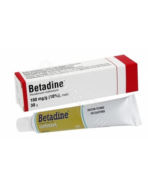 INPHARM Betadine 100 mg/g maść 30 g import równoległy Inpharm