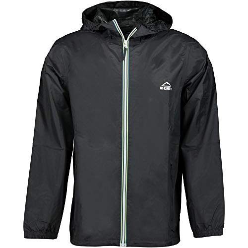 McKINLEY Kereol III męska kurtka przeciwdeszczowa czarny czarny S