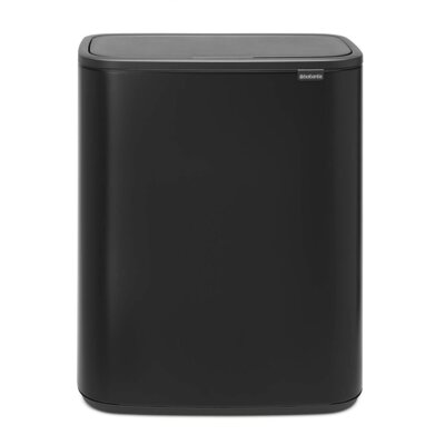 Brabantia Kosz na śmieci Bo Touch Bin 60 l czarny matowy 223020
