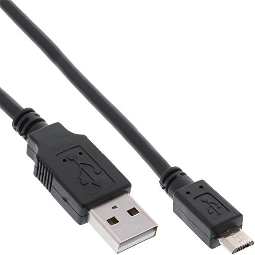InLine Kabel USB microUSB 2m Czarny 31720Q
