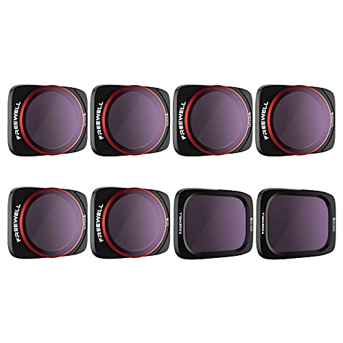DJI Freewell Zestaw filtrów ND4/PL ND8/PL ND16/PL ND32/PL ND64/PL CPL ND1000 ND2000 Freewell Air 2S FW-A2S-ALD