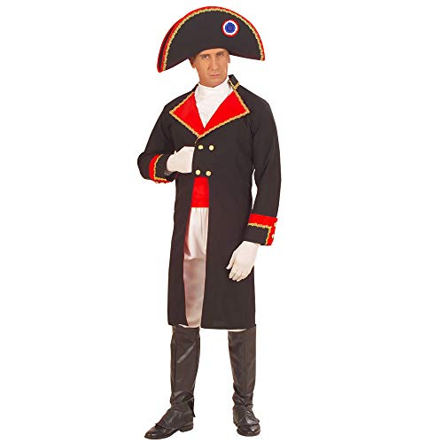 Widmann Widmann 57883  kostium napoleon, kurtka, jabot, spodnie, pasek, ochraniacze na buty, kapelusz, władz, imperator, eroberer, przebranie, karnawał, impreza tematyczna SA-57883