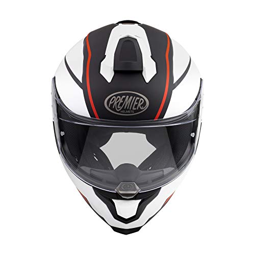 Premier HELM HYPER DE 92 BM, biały/czarny/czerwony, XL