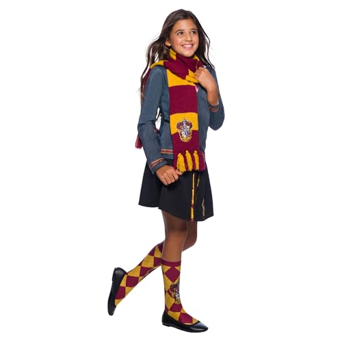 Rubies Szalik Harry Potter dla dorosłych, Gryffindor, jeden rozmiar, Gryffindor, rozmiar uniwersalny