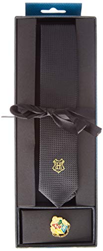 Cinereplicas Cinereplicas Harry Potter - Krawat Deluxe Hogwart - Oficjalna licencja Tie-DELUXE-HOGWARTS-FBA-EUR