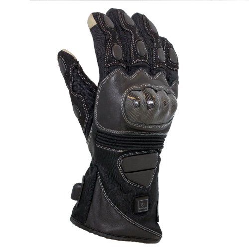 VentureHeat Wzmocnienie kostek z włókna węglowego, motocykl, czarny, 3XL