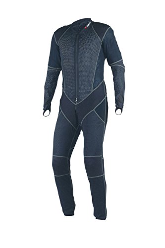 Dainese -D-CORE AERO skórzany kombinezon, czarny/czarny, rozmiar XXXL