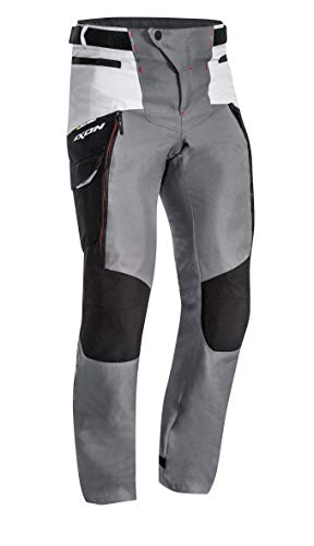 IXON Spodnie motocyklowe Pantalon Sicilia Pant czarny/szary/czerwony, czarny/szary/czerwony, L