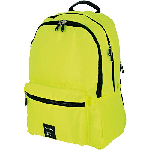 Grafoplás 37502761 Unequal Fluor plecak, żółty, 31,5 x 43 x 20 cm