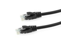 MicroConnect RJ-45/RJ-45 kat.6 U/UTP Czarny 1.5m UTP6015SBOOTED