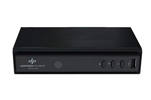Diprogress DT201HD cyfrowy naziemny DVB-T2 hevc main 10 czarny