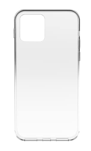 Fresh Connect | Przezroczyste etui z folią ochronną na ekran kompatybilne z Apple Iphone 12 Pro Max | Ultra miękki silikon TPU odporny na wstrząsy etui na telefon przeciw zadrapaniom | nie żółknie