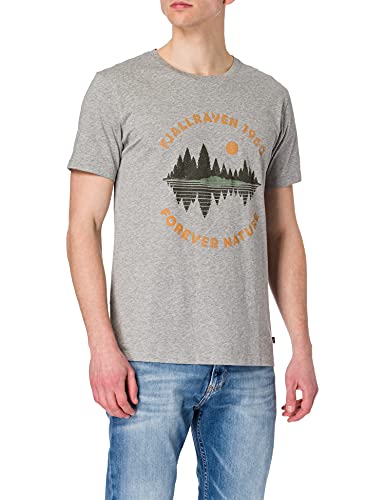 FJÄLLRÄVEN Fjällräven Męski T-shirt Forest Mirror M szary L 87045