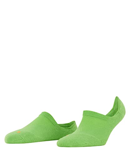Falke Stopki Cool Kick Invisible damskie czarne białe wiele innych kolorów stopki niewidoczne bez motywu oddychające High Cut z pluszową podeszwą 1 para zielony zielony (Green Flash 7236) 38 46296-7236