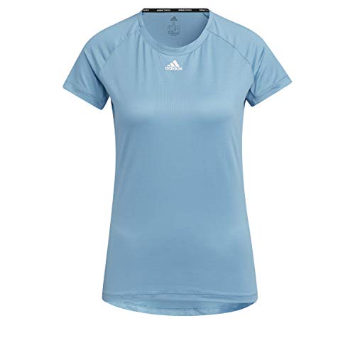 Adidas Damska koszulka Performance Tee wielokolorowa Hazy Blue/White XS GM2906