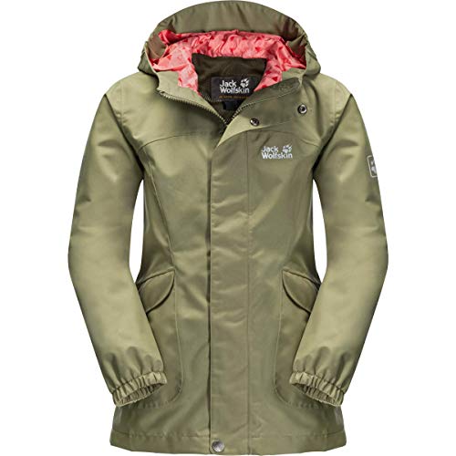 Jack Wolfskin Kurtka chłopięca Rock Town zielony khaki 128