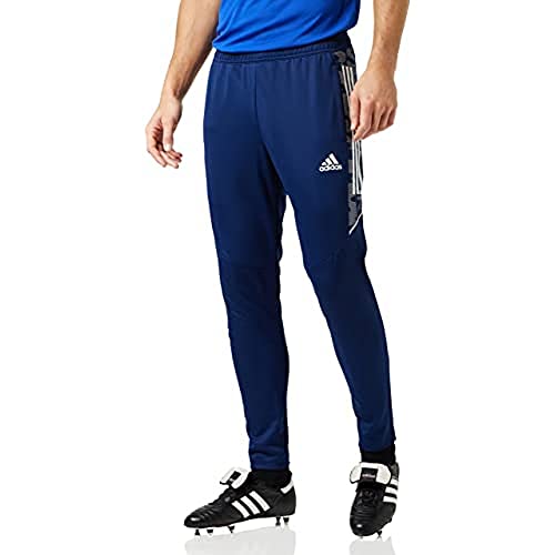 adidas adidas Męskie spodnie Con21 Tk PNT niebieski Granatowy (Team Navy Blue)/bia$106y XXL GE5416