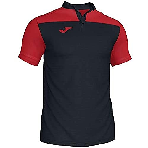 Joma Joma Combi koszulka polo, dla mężczyzn. M czarno-czerwona 101371.106.M