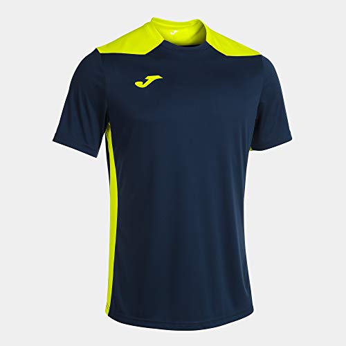 Joma Joma Męska koszulka Championship Vi Granatowy neonowy żółty 4XS 101822321