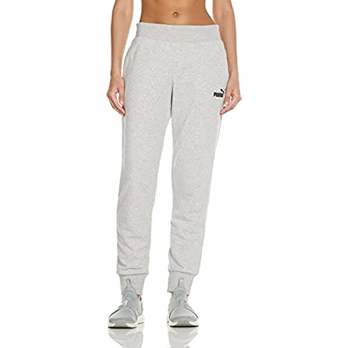 Puma Damskie spodnie do biegania, szary Light Gray Heather-cat XL 586842