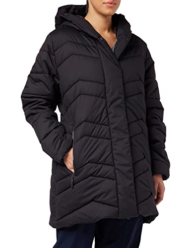 Jack Wolfskin Damski płaszcz Kioto, czarny, L