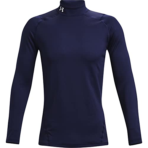 Under Armour Męski top Cg Armour z dopasowaną ciepłą warstwą bazową dla mężczyzn, koszula kompresyjna do biegania, jazdy na nartach, zimy top fitness na zimną pogodę