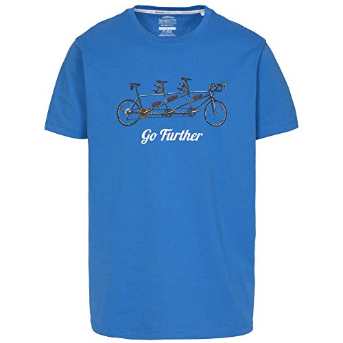 Trespass Męski T-shirt Hanks II z krótkim rękawem niebieski niebieski XS MATOTSO10016