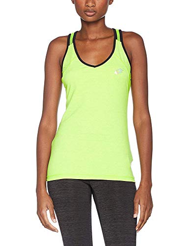 Lotto Indy III PRT PL W Tank Top, damska koszulka na ramiączkach, Indy III PRT PL W żółty żółty XL