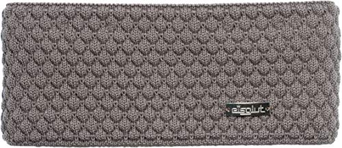 Eisglut Eisglut Damska Mina Merino opaska na czoło, taupe, M 57-58 cm Eisglut_15132_TAUPE