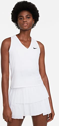 Nike Damska koszulka Court Df Victory, biały/czarny, M CV4784-100