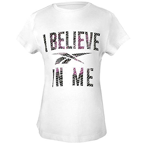 Reebok T-shirt Big Believe, White, L, unisex, dziecięcy, biały H73468RG