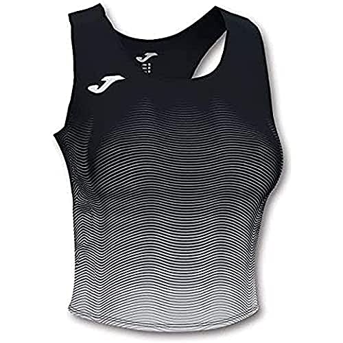Joma Dziewczęcy Elite Vii Top Running czarny czarno-biały 4XS-3XS 901018.102