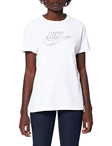 Nike Damska koszulka Nsw Futura, biały, XS