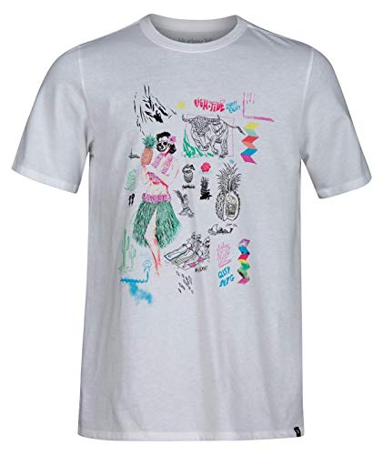 Hurley Hurley T-shirt chłopięcy B Doom Tee biały biały S (Kids) CD0677