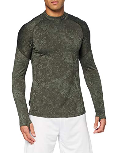 Nike Bluza męska Pro Top Mock Utility WRM zielony SEQUOIA/CELADON/BLACK xxl CU6743